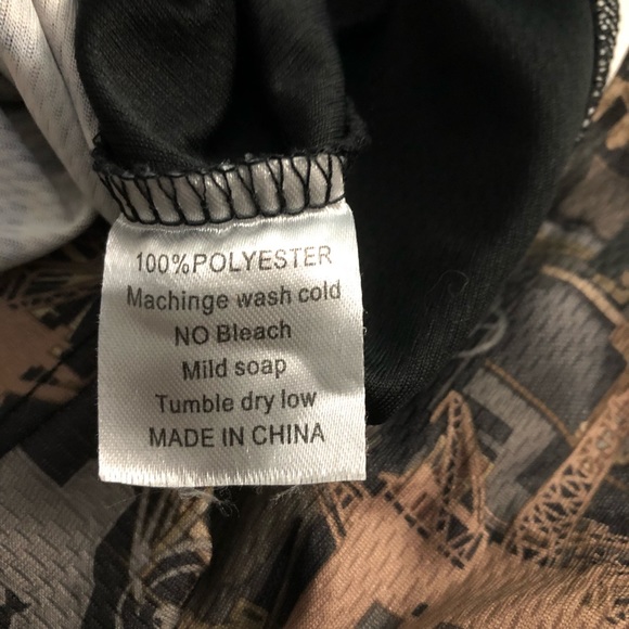 Oilfield Camo Men's Shirt Size Large - Picture 8 of 9